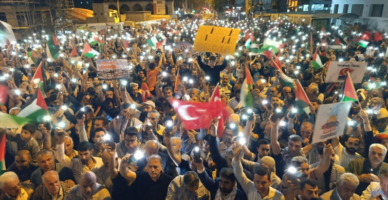 Adıyaman'da Gazze Saldırılarına Protesto