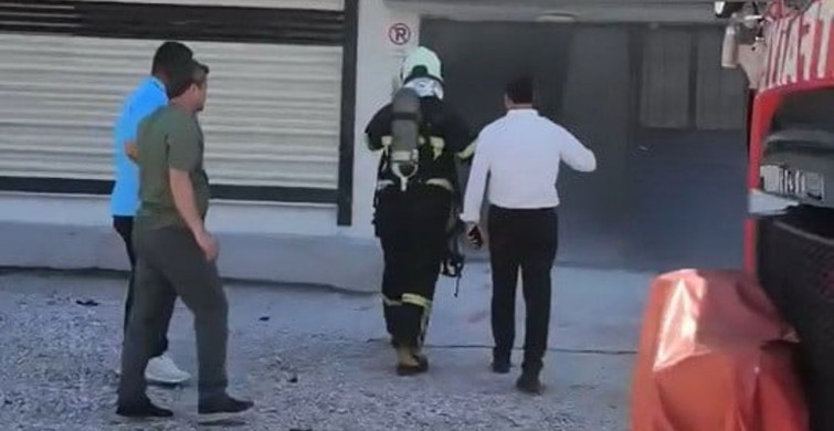 Adıyaman'da iş merkezinde çıkan yangında 2 kişi hastaneye kaldırıldı