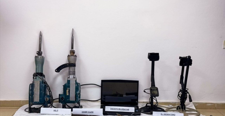 Adıyaman'da Kaçak Kazı Operasyonu: Üç Şüpheli Suçüstü Yakalandı