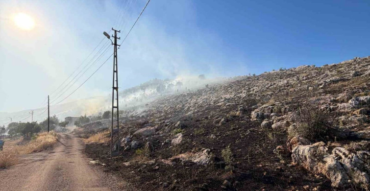 Adıyaman'da köy yakınlarında çıkan yangın kontrol altına alındı