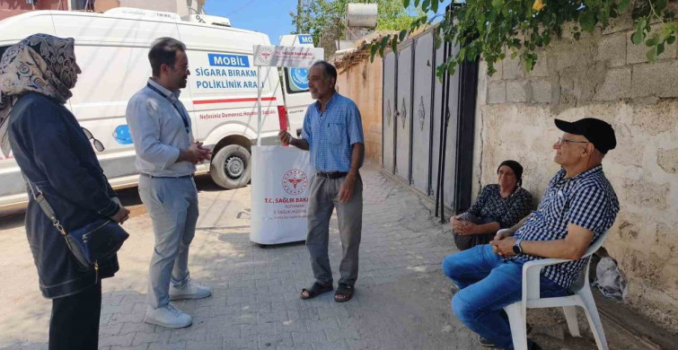 Adıyaman'da mobil sigara bırakma polikliniği hizmet veriyor