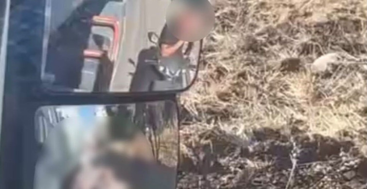 Adıyaman'da motosiklet sürücüsü esrar içerek trafiğe çıktı