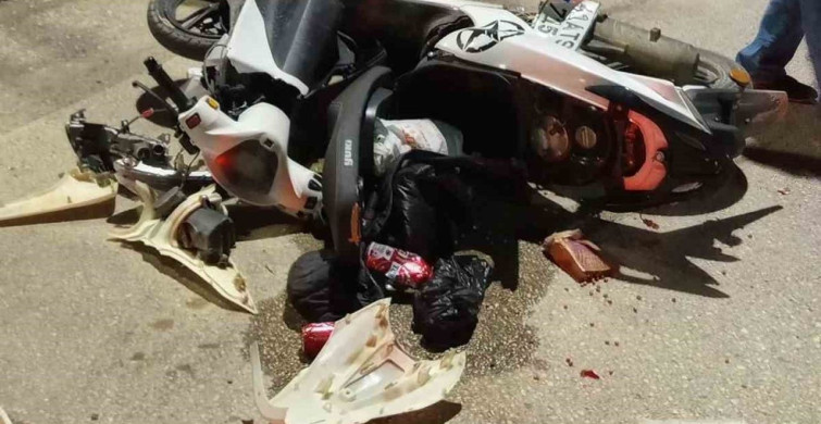 Adıyaman'da Motosiklet ve Otomobil Çarpıştı: 1 Yaralı