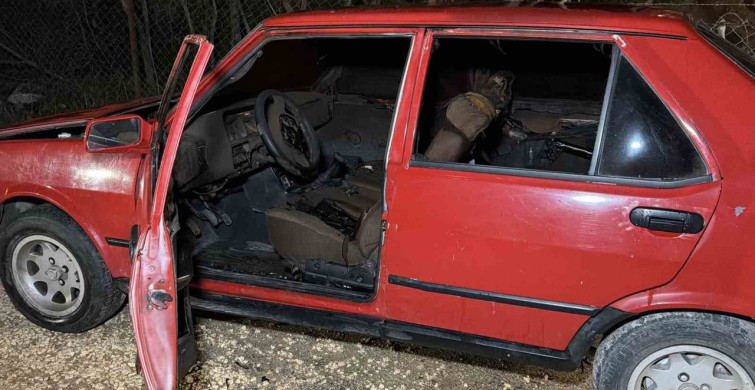 Adıyaman'da Park Halindeki Otomobil Kundaklandı