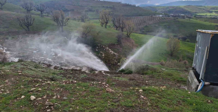 Adıyaman'da Recep Grup Suyu Hattında Arıza