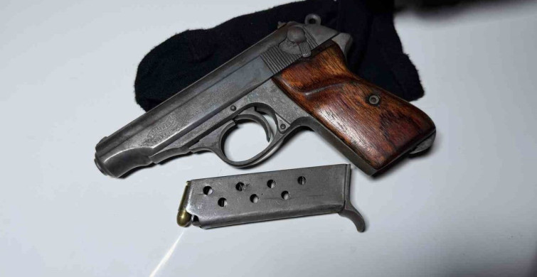 Adıyaman'da Tabancayla Yakalanan Şahıs Gözaltına Alındı