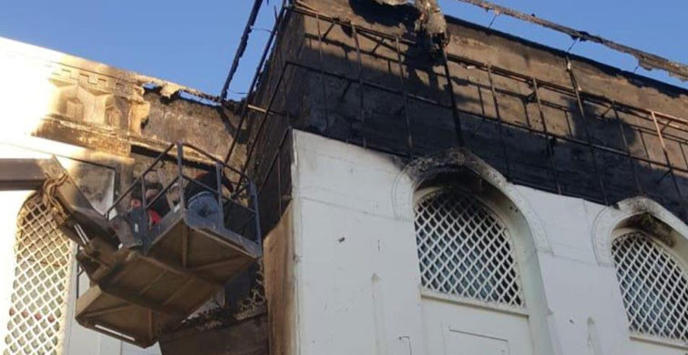 Adıyaman’ın Menzil Köyü’nde Yangın Çıktı