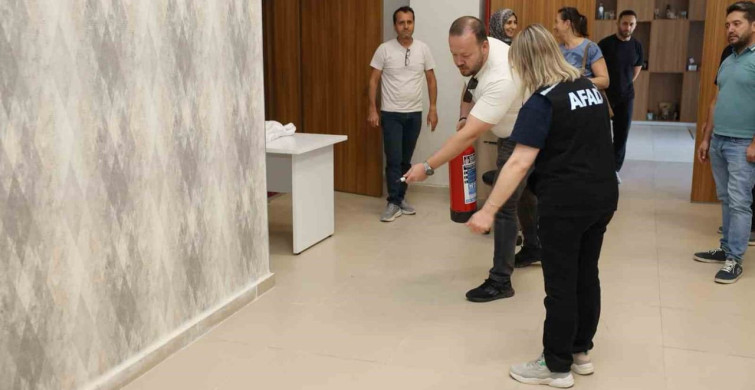 AFAD, Muğla Tarım ve Orman İl Müdürlüğü personeline acil durum eğitimi verdi