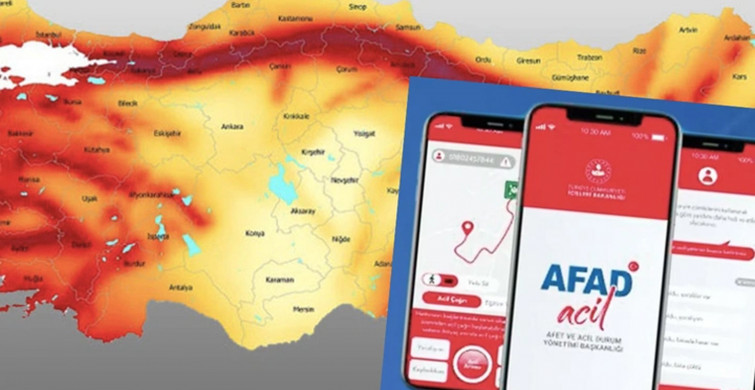 AFAD’dan Deprem Tehlikesi Haritası uygulaması