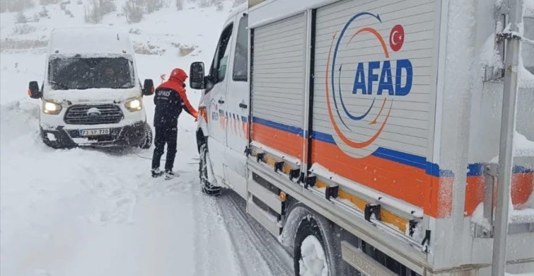 AFAD'tan Kar Yağışı İle İlgili Açıklama