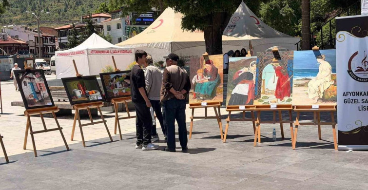 Afyonkarahisar Güzel Sanatlar Lisesi’nden yıl sonu sergisi
