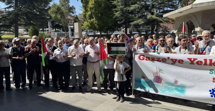 Afyonkarahisar'da Filistin ve Küresel Sumud Filosu'na Destek Eylemi