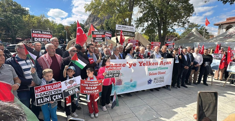 Afyonkarahisar'da Gazze'ye Destek Gösterisi