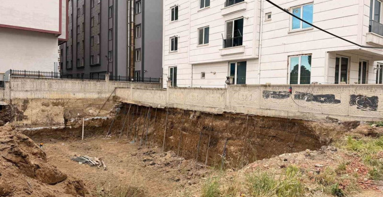 Afyonkarahisar’da inşaat alanında dikkat çeken güvenlik önlemi