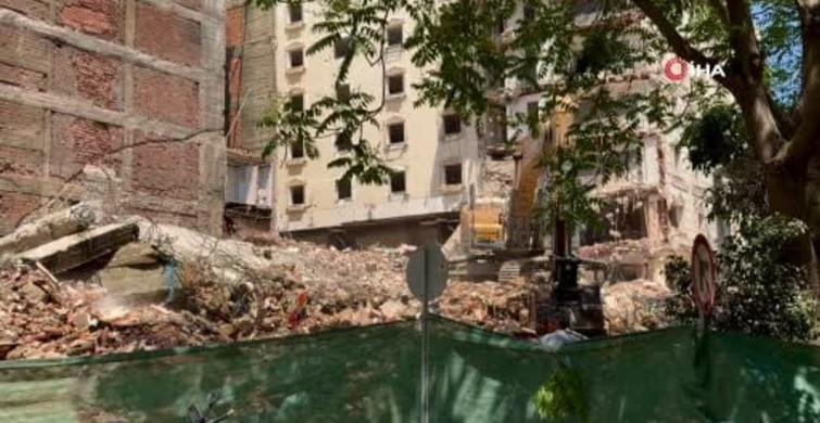 Afyonkarahisar’da otel yıkımında iş yerleri güvenlik gerekçesiyle kapatıldı