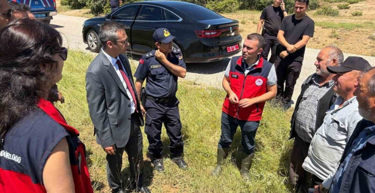Afyonkarahisar'da tarım arazilerinde hasar tespit çalışmaları devam ediyor
