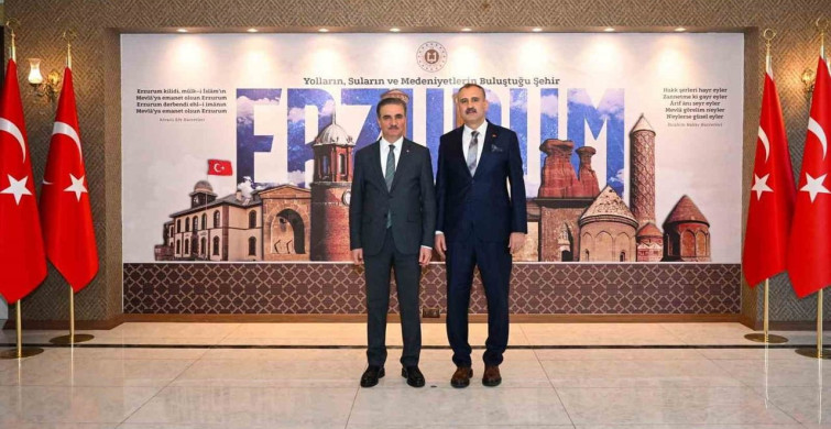 Ağrı Valisi Bozkurt’tan Erzurum’da Önemli Temaslar