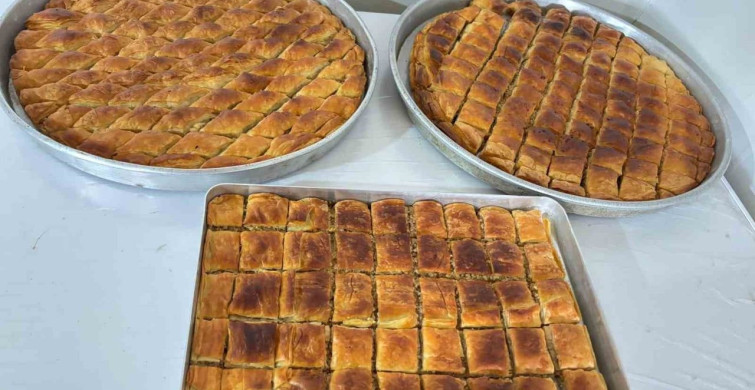 Ağrı'da Bayram Öncesi Baklava Hazırlıkları Başladı