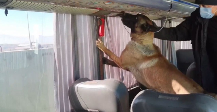 Ağrı'da Otobüste Uyuşturucu Operasyonu