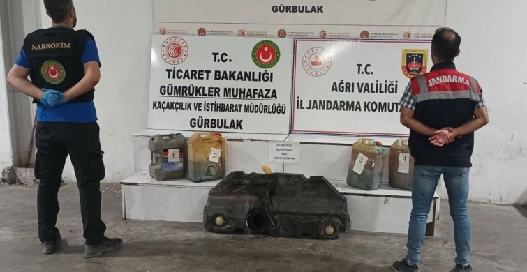 Ağrı'da Tırda 56 Litre Sentetik Uyuşturucu Ele Geçirildi