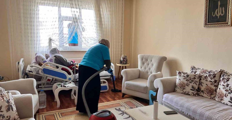 Ağrı'da Vefa Projesi ile 1.058 Vatandaşa Evde Temizlik Hizmeti