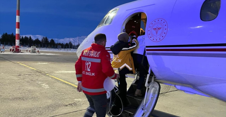 Ağrı'dan Ankara'ya Kalp Hastası Bebek Nakledildi