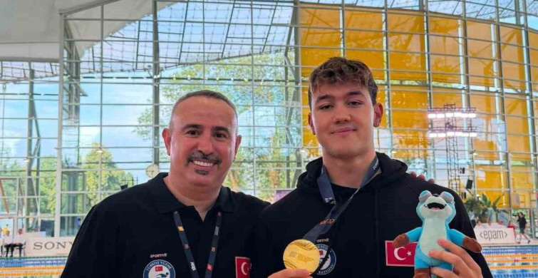 Ahmet Mete Boylu Avrupa Gençler Yüzme Şampiyonu oldu