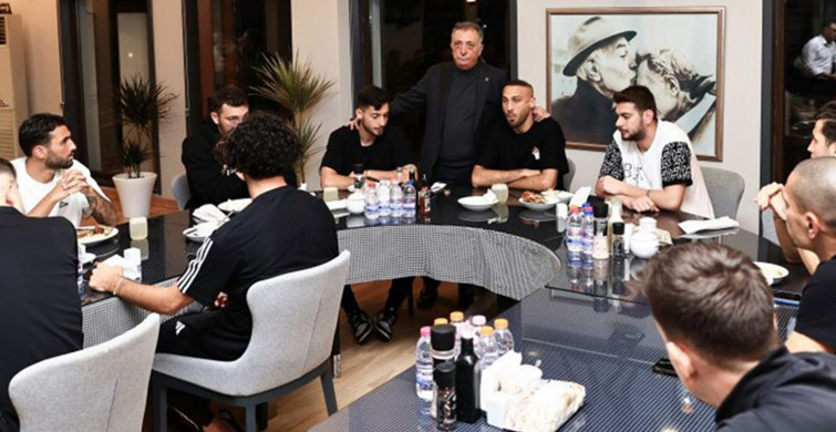 Ahmet Nur Çebi Beşiktaşlı futbolculara veda etti
