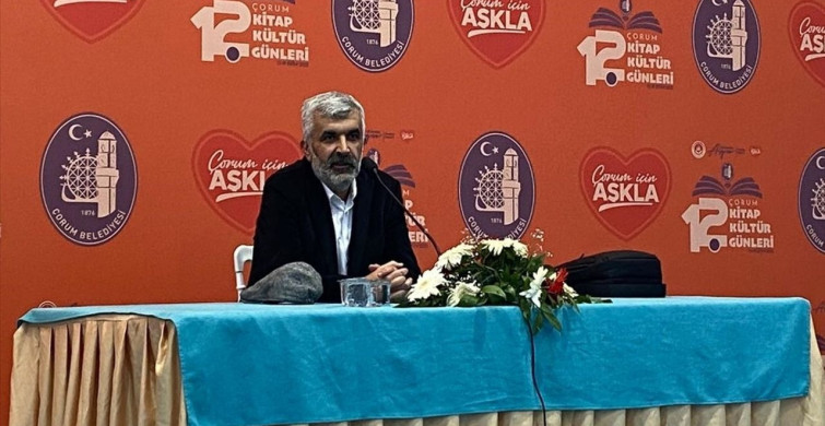 Ahmet Turgut, Çorum'da Gazze Üzerine Konuştu