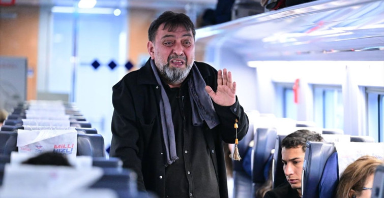 Ahmet Yenilmez'in YHT'de Kınalı Kuzular Temalı Anma Gösterisi