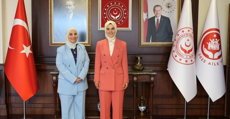 Aile ve Sosyal Hizmetler Bakanı Göktaş, DSÖ Temsilcisi Atatrah ile Görüştü