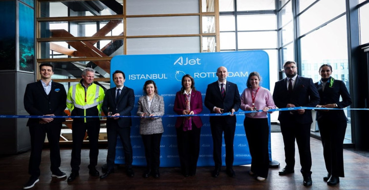 AJet, İstanbul'dan Rotterdam'a Uçuşlara Başladı