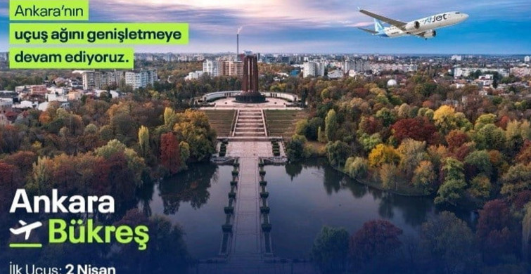AJET, Uluslararası Uçuş Ağına Bükreş'i Ekledi
