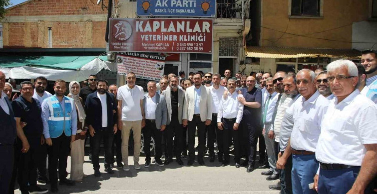 AK Parti Baskil'de vatandaşa dokunan yeni saha çalışmalarını başlattı