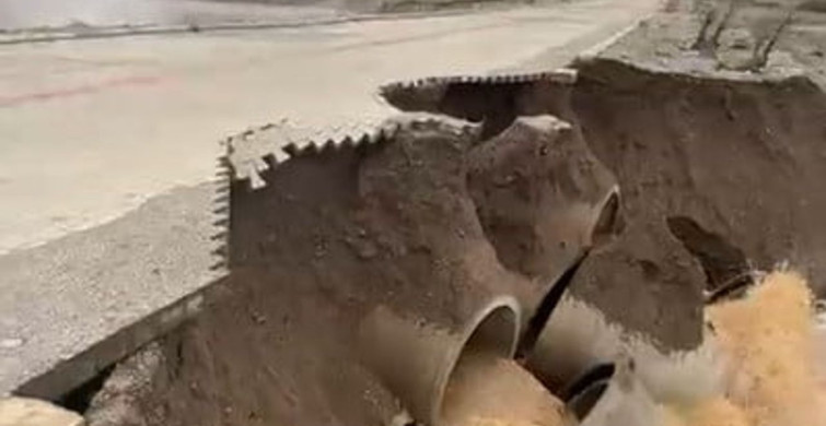 Akdağ Tabiat Parkı’na Giden Yol Aşırı Yağışlar Nedeniyle Çöktü