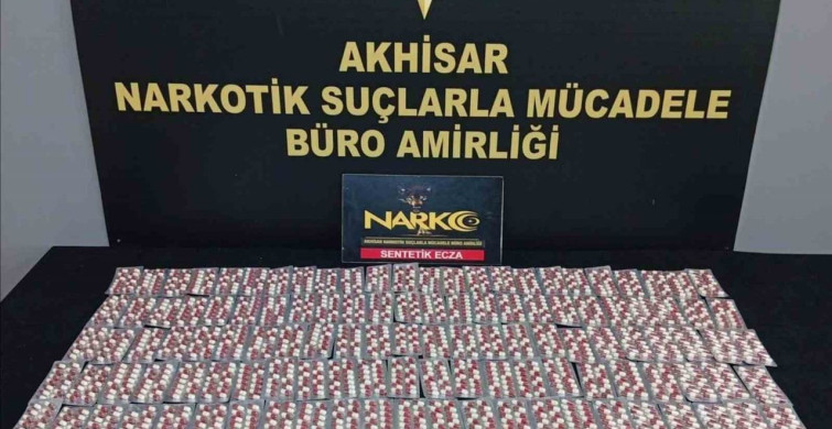 Akhisar'da Narkotik Operasyonu: Bin 666 Sentetik Hap Ele Geçirildi