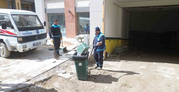 Akpınar Çarşısı'nda Temizlik Çalışmaları Başlatıldı