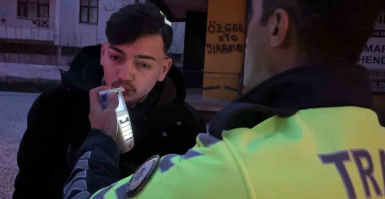 Aksaray'da Alkollü Sürücü Kaçmaya Çalıştı, Polis Peşini Bırakmadı