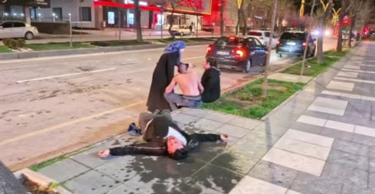 Aksaray'da Kavga Sonrası Yaralı Genç ve Annesinin Feryadı