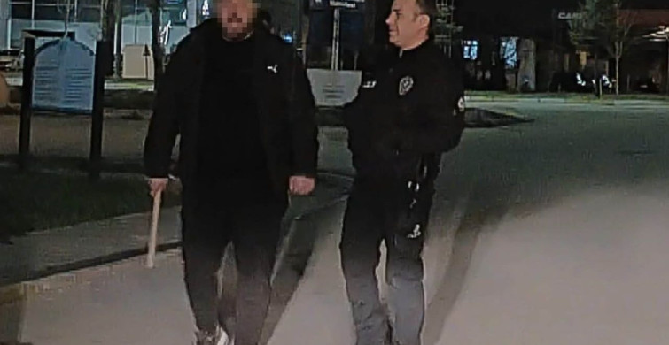 Aksaray'da Keserle Tehdit Eden Adam Polise Teslim Edildi