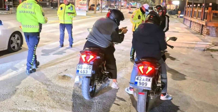 Aksaray'da Motosiklet Denetimleri Artırıldı