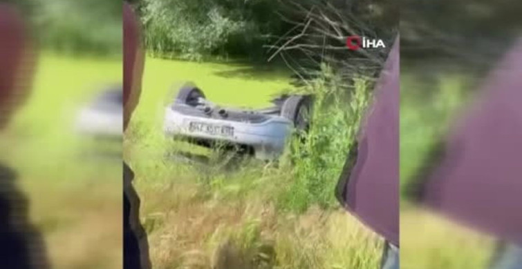 Aksaray'da su dolu drenaj kuyusunda otomobil içinde 2 ceset bulundu