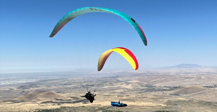 Aksaray'da Yamaç Paraşütü Dünya Kupası Heyecanı
