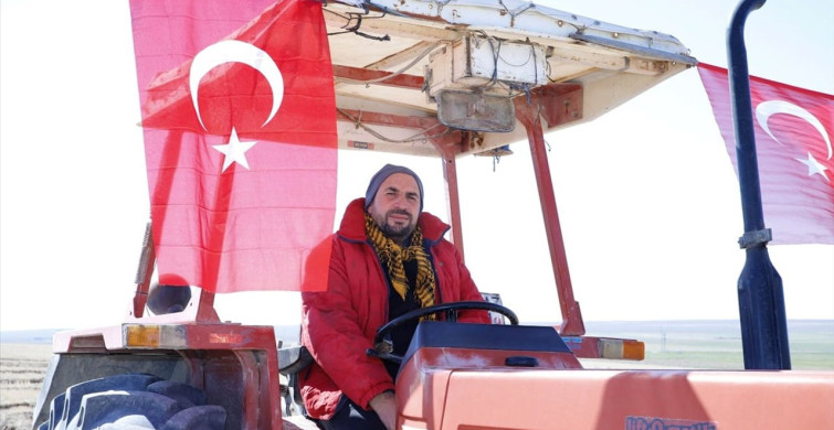 Aksaraylı Çiftçiden Anlamlı Mesaj: 'Korkma'