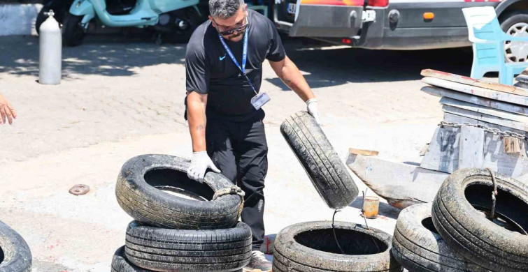 Akyarlar’da Deniz Dibi Temizliği: 1 Ton Atık Toplandı