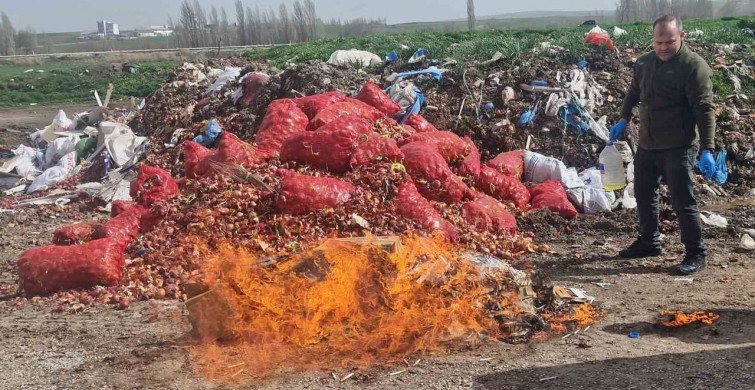 Alaca'da Kaçak Ürünler İmha Edildi
