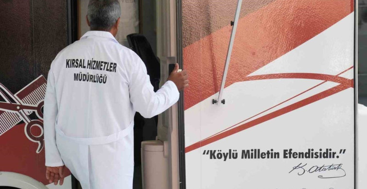 Alanya Belediyesi mobil kuaför aracı hizmete başladı