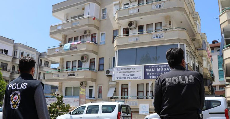Alanya’da Bir Apartman Karantinaya Alındı