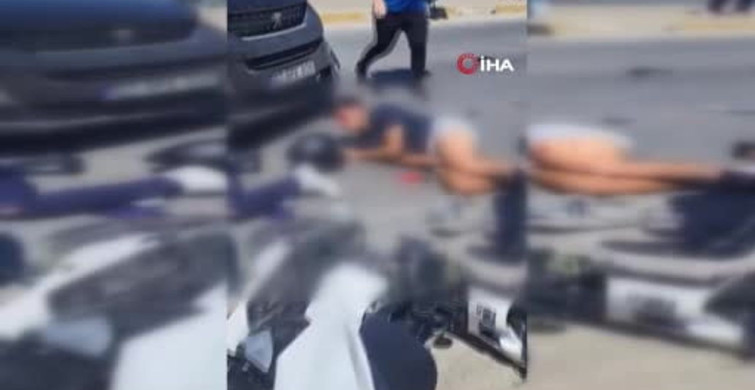 Alanya'da Minibüs ile Motosiklet Çarpıştı: 2 Yaralı