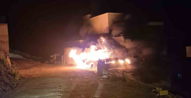 Alanya'da Müstakil Evde Yangın Çıktı